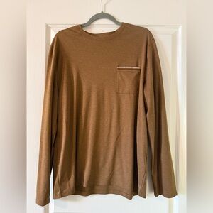 Express Pocket Long Sleeve Tee Shirt